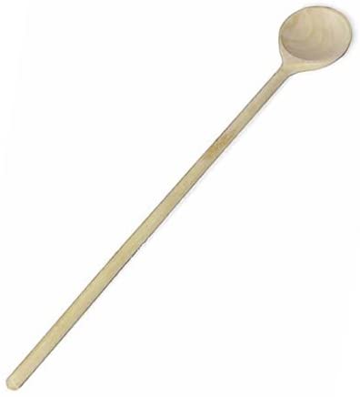 browne foodservice 744566 alpine beachwood heavy duty deluxe wooden spoon wax, 40.6cm